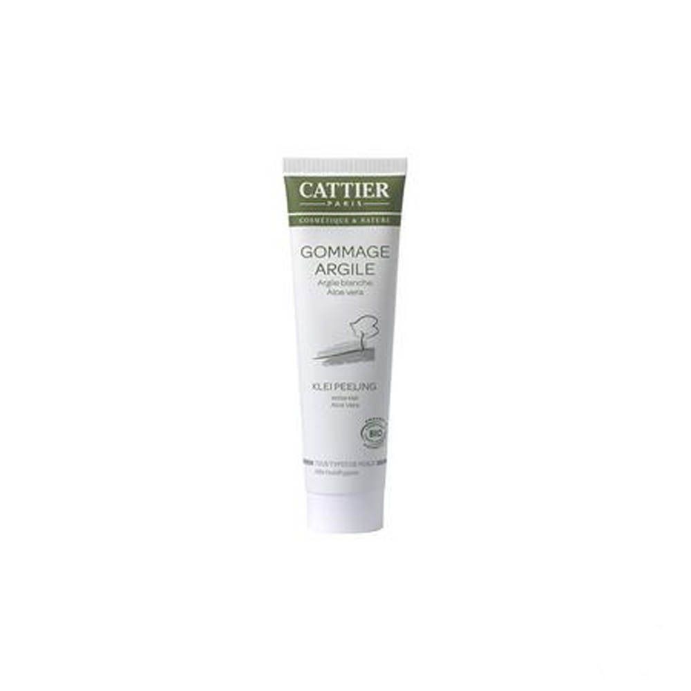 Cattier Peeling witte klei - aloe vera bio 100ml 100 ml Creme