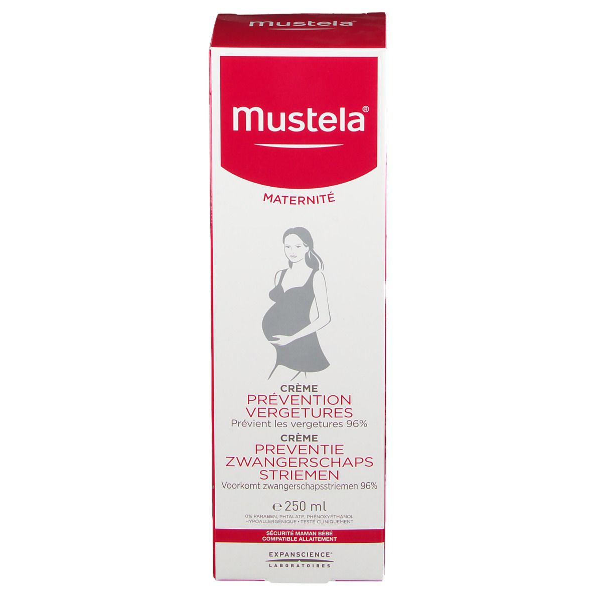 mustela® Maternité Creme zur Vorbeugung von Dehnungsstreifen parfümiert