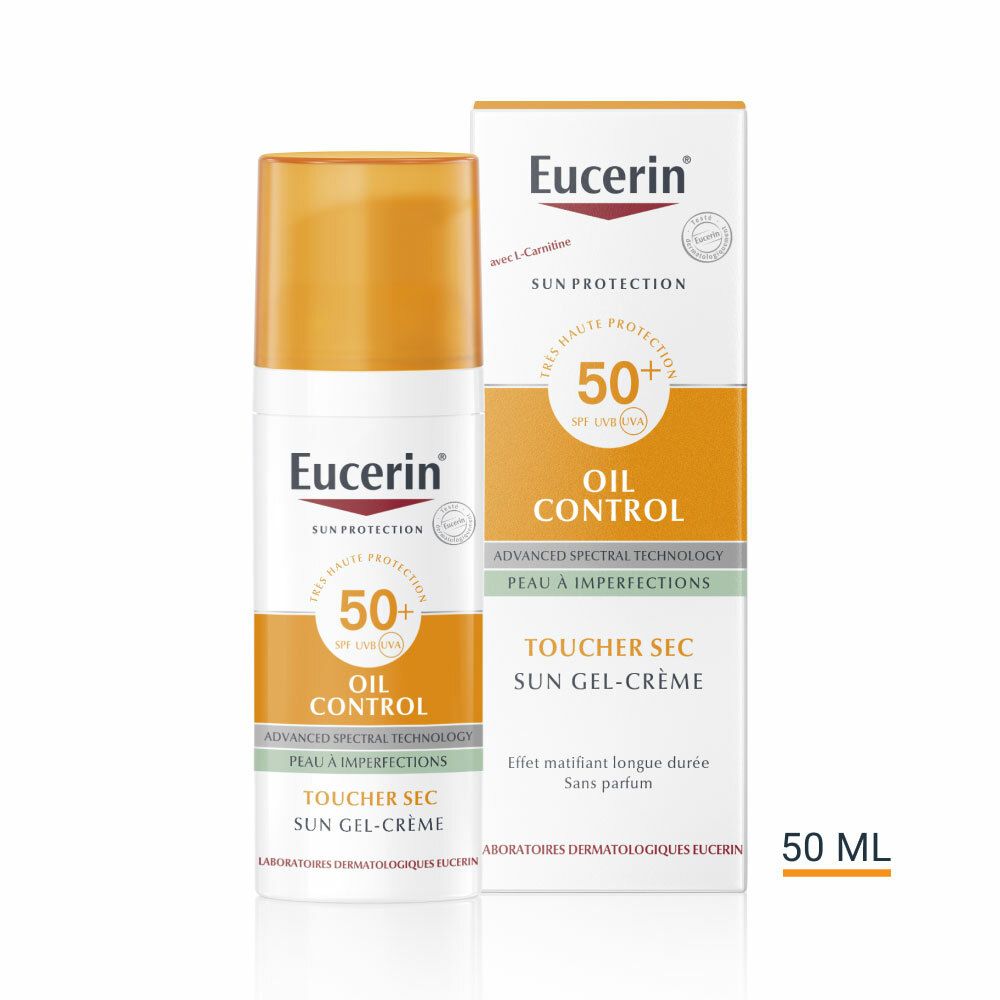 Eucerin® SUN OIL CONTROL Crème-Gel Toucher Sec SPF 50+