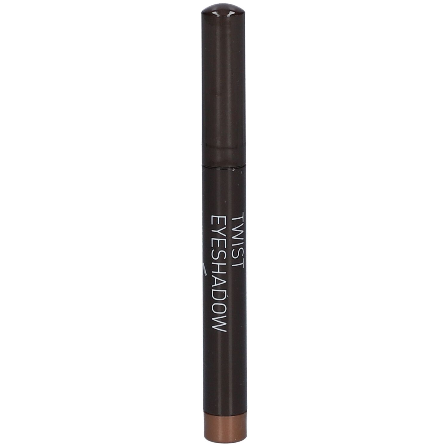 Crayon fard à paupières marron. Inscription: Twist Eyeshadow.