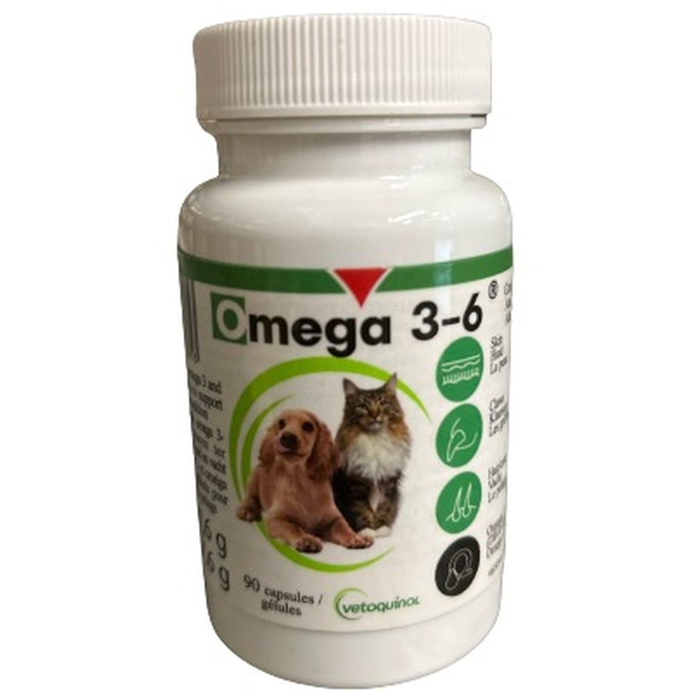 Vetoquinol Care Omega 3-6 pour chiens et chats