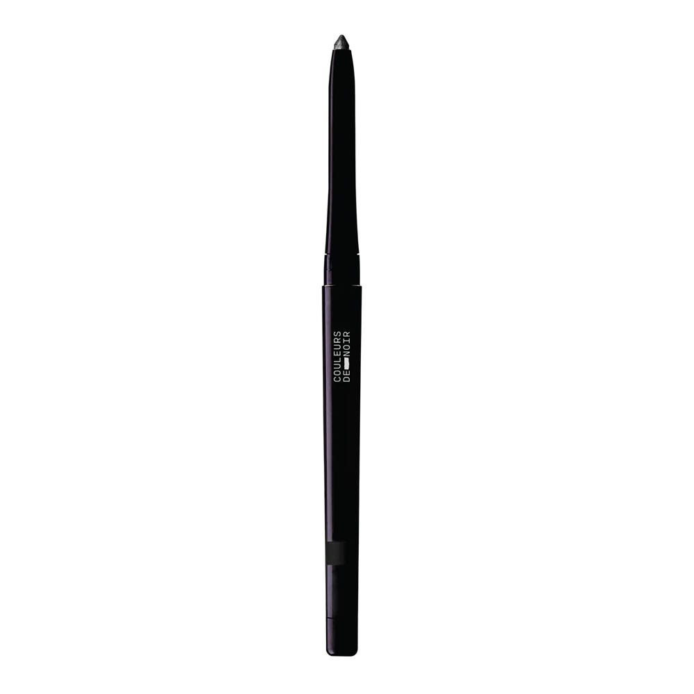 Crayon eyeliner noir. Le crayon porte l'inscription blanche « LES COULEURS DE NOIR ».