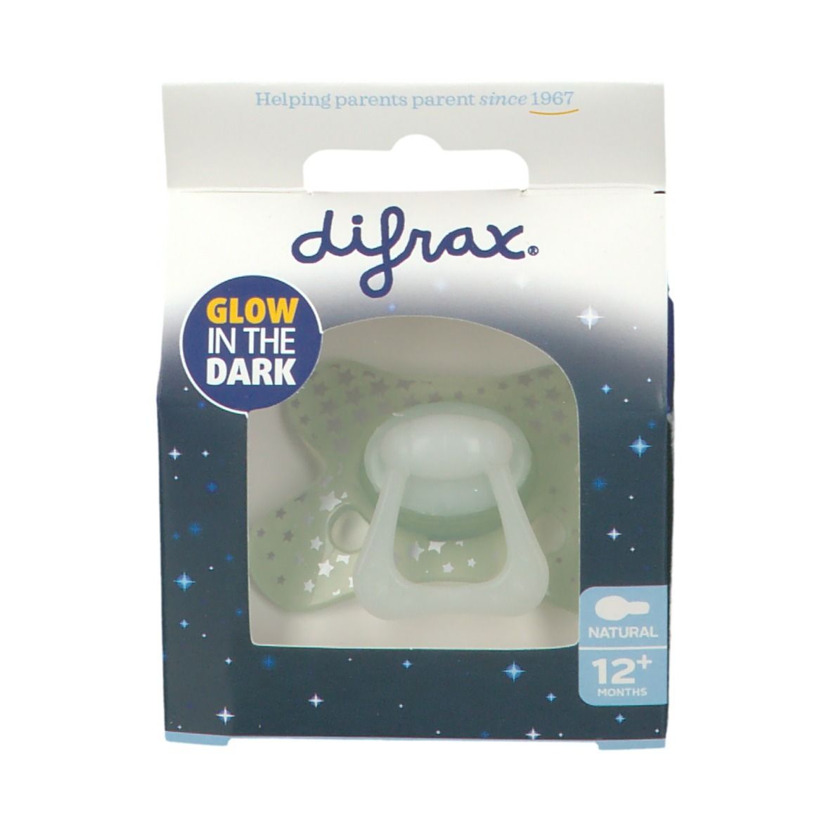 difrax® Schnuller Glow in the Dark +12 Monate