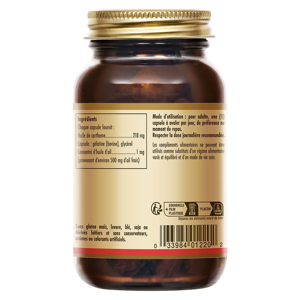 Rückseite der Flasche. Auflistung der Inhaltsstoffe und Anwendungshinweise.