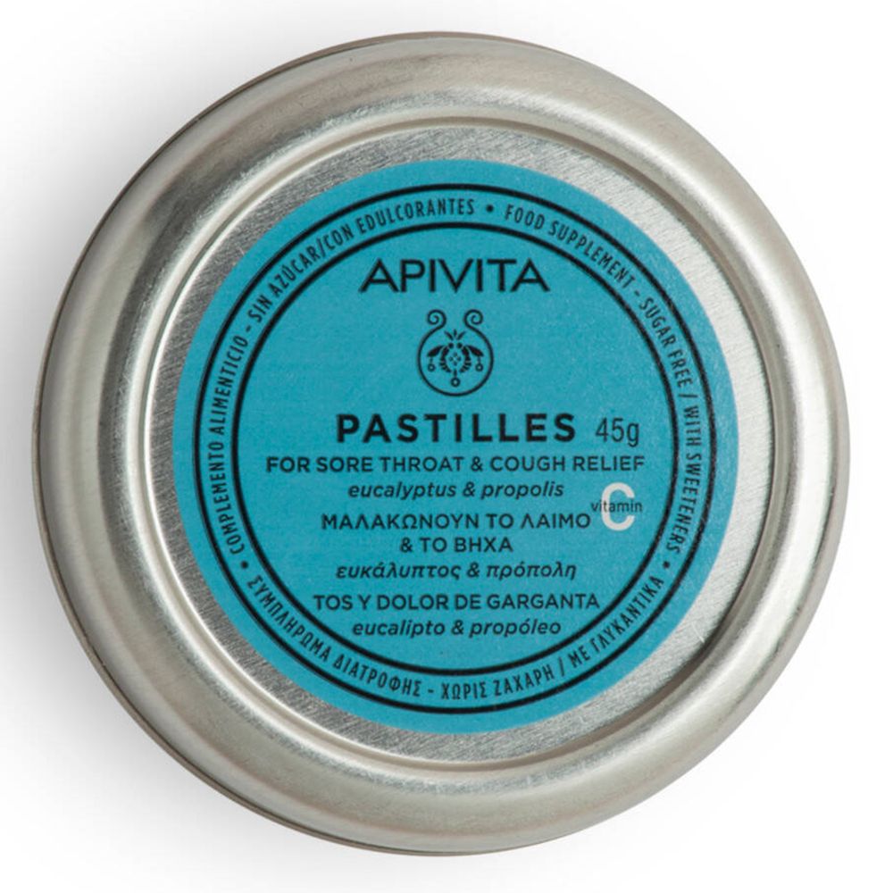 Apivita Pastilles Pour Mal De Gorge & La Toux Eucalyptus & Propolis