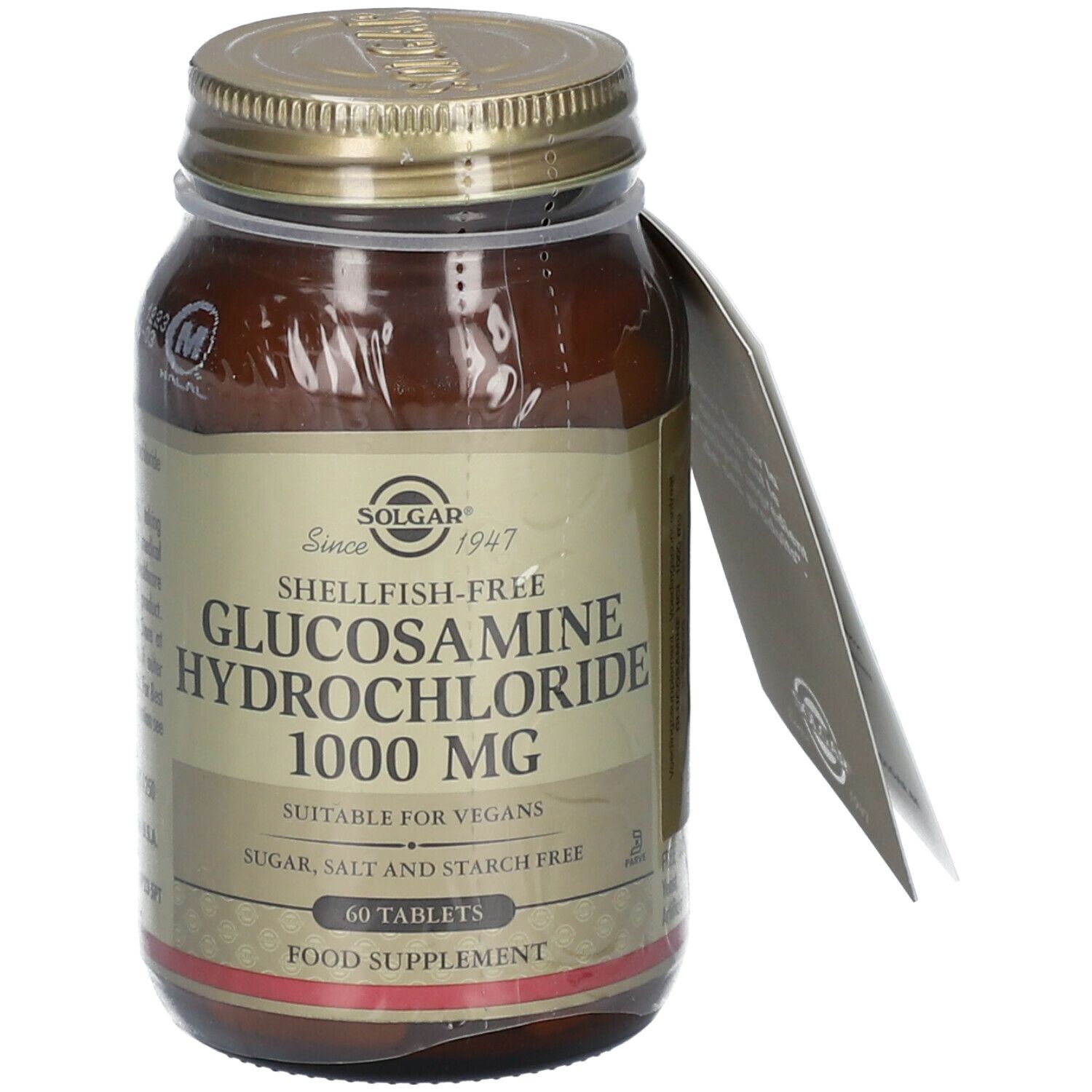 Solgar Glucosamine HCl 1000 mg comprimés