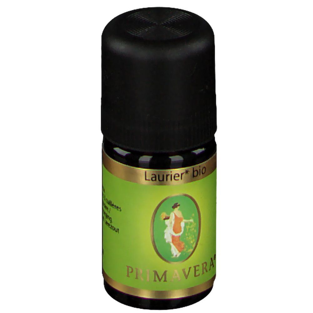 Bruine glazen fles met zwarte dop. Groen etiket met productinformatie en logo.