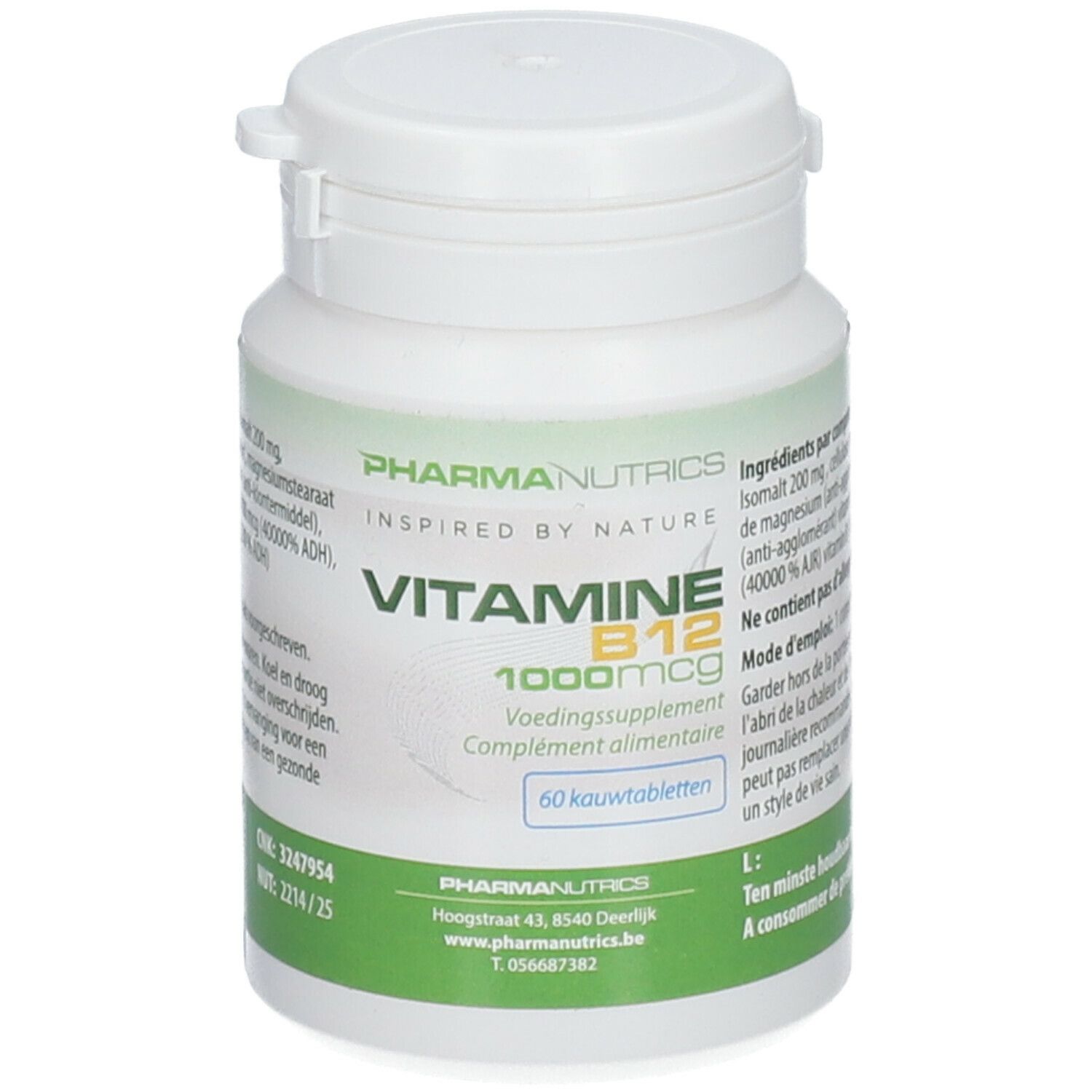 Pharmanutrics Vitamine B12 1000 µg