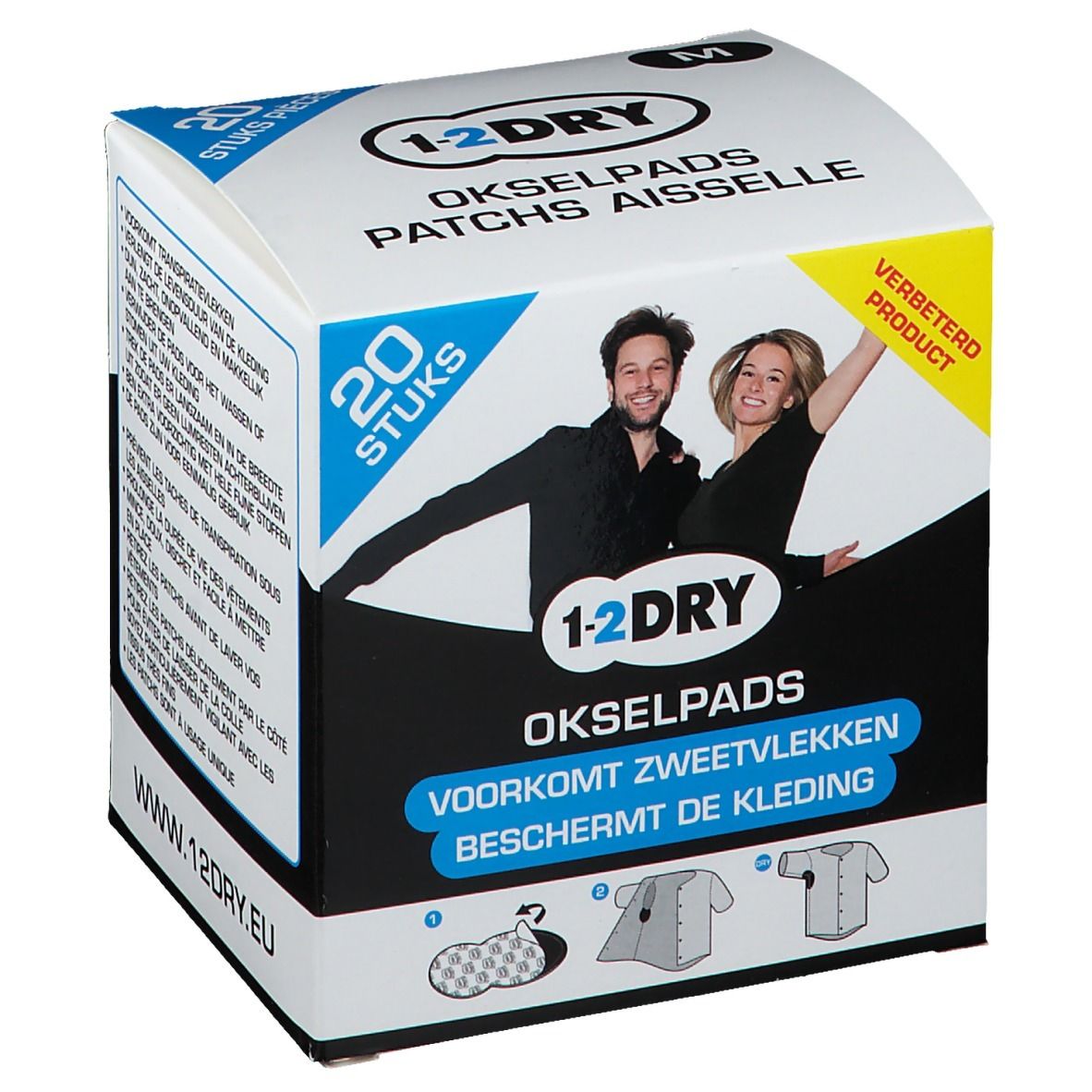 1-2DRY Patches Aiselle Dark Medium P2-BX-MD