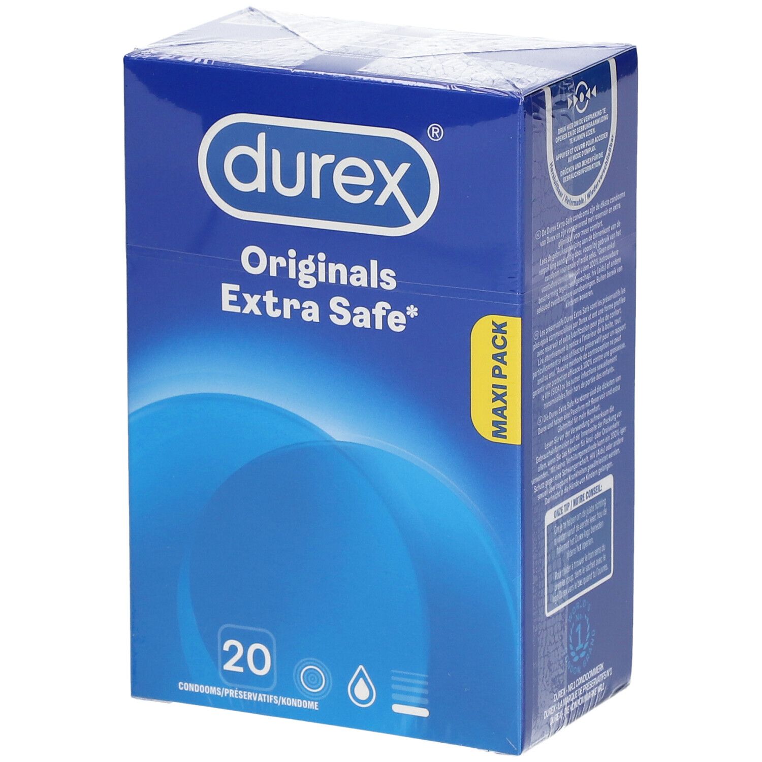 Durex® Originals Extra Safe Condooms 20