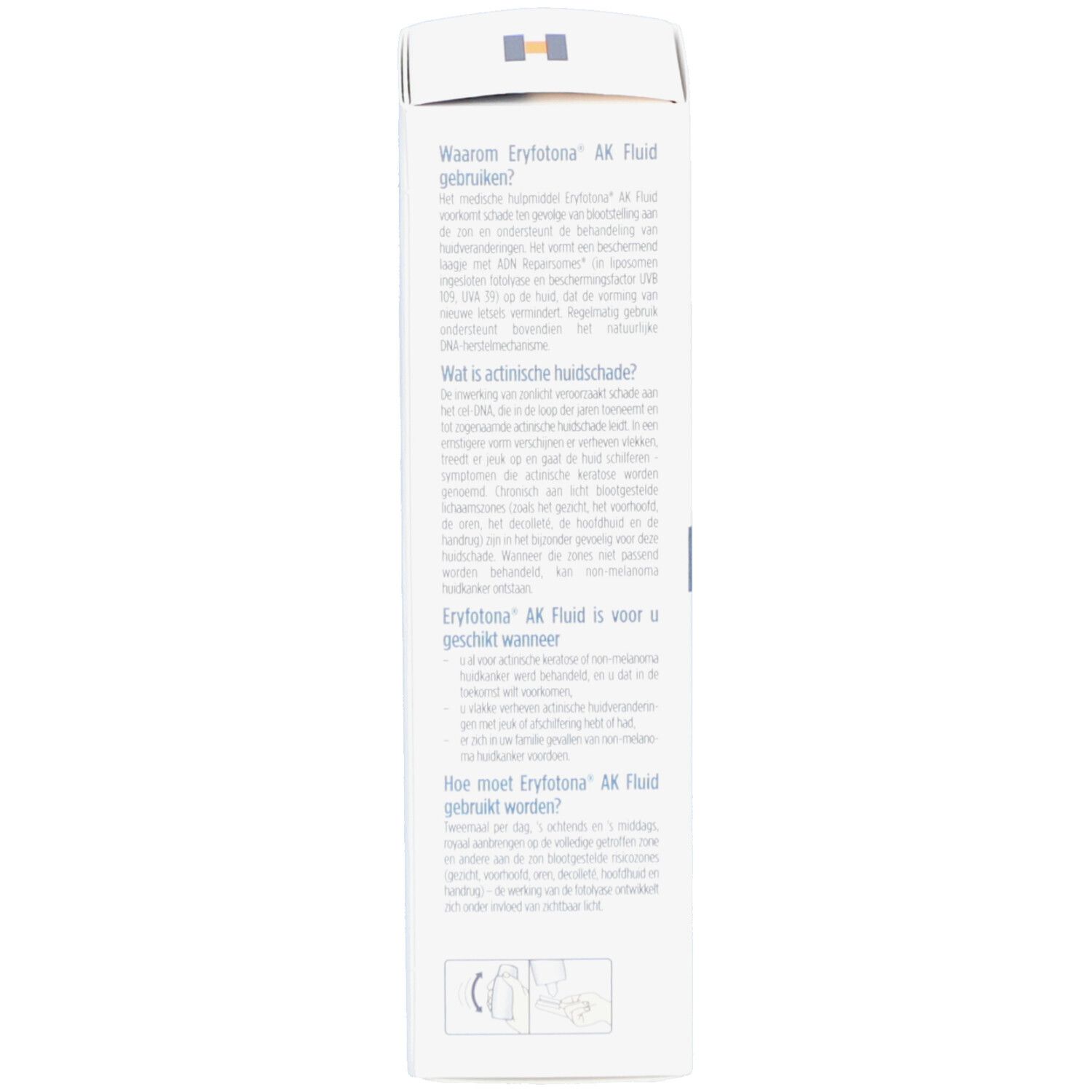 Produktverpackung. Text in Deutsch. Informationen zur Anwendung und Inhaltsstoffen. 