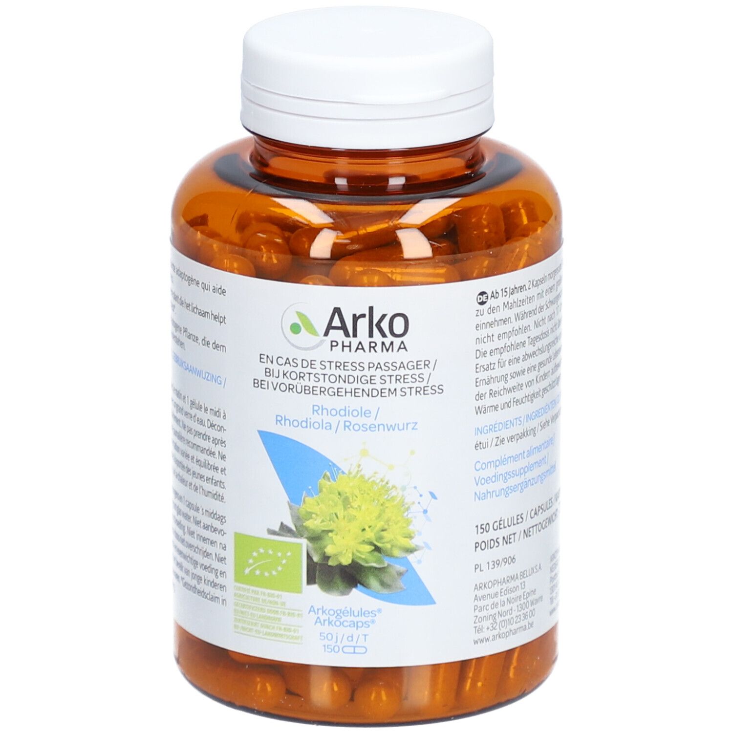 Arkogelulen Rhodiole 150 Capsules