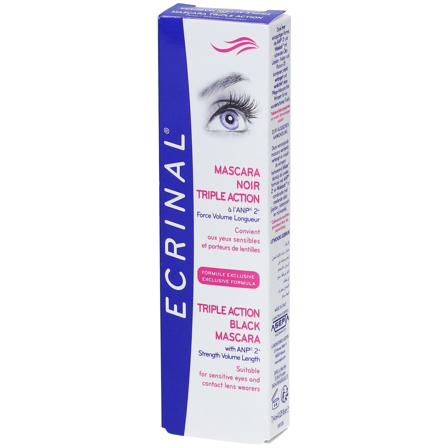 Ecrinal® Mascara Noir Fortifiant à A.n.p® 2+
