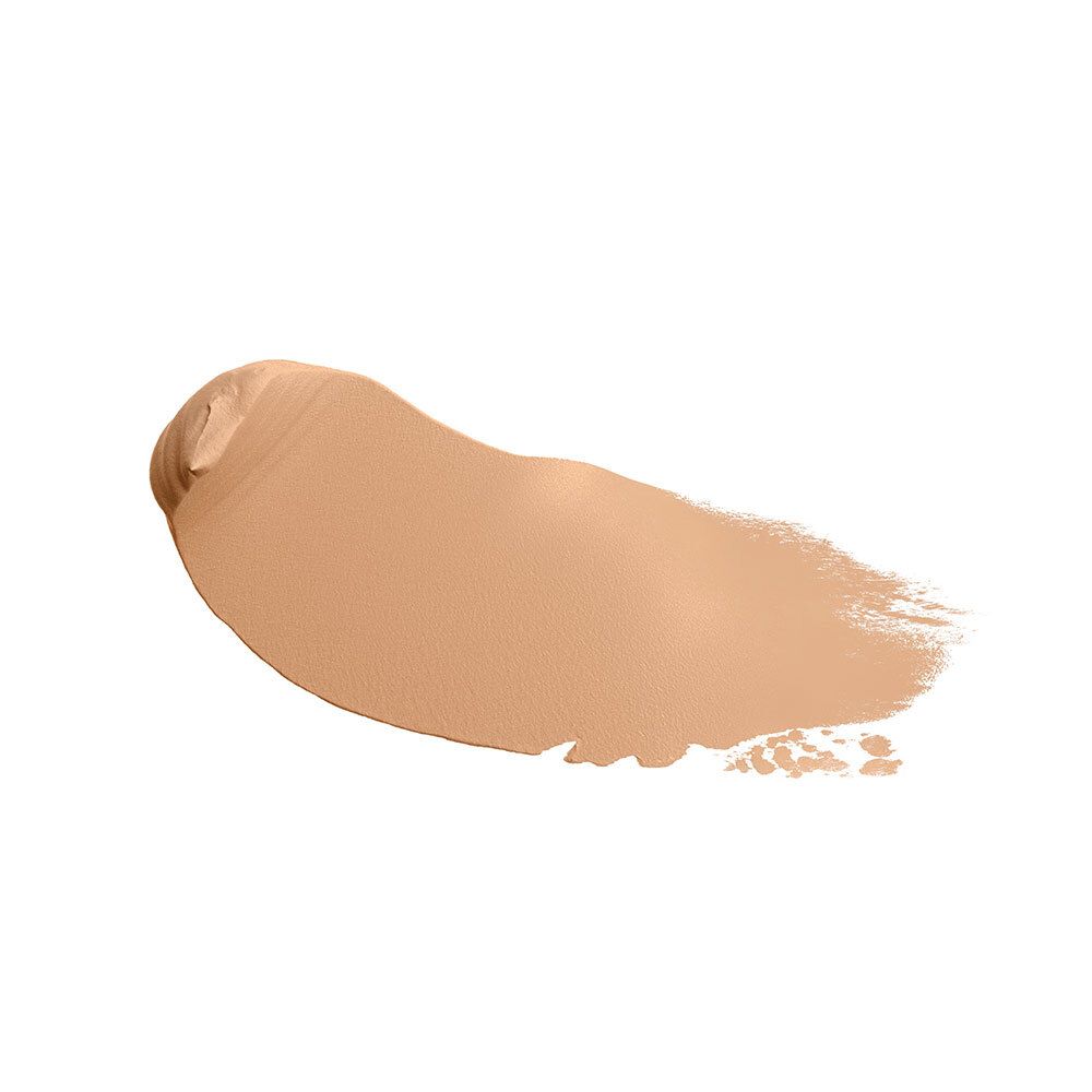 Exemple de teinte de Vichy Dermablend 3D Correction Nr. 55 Bronze. Texture brun clair sur fond blanc.