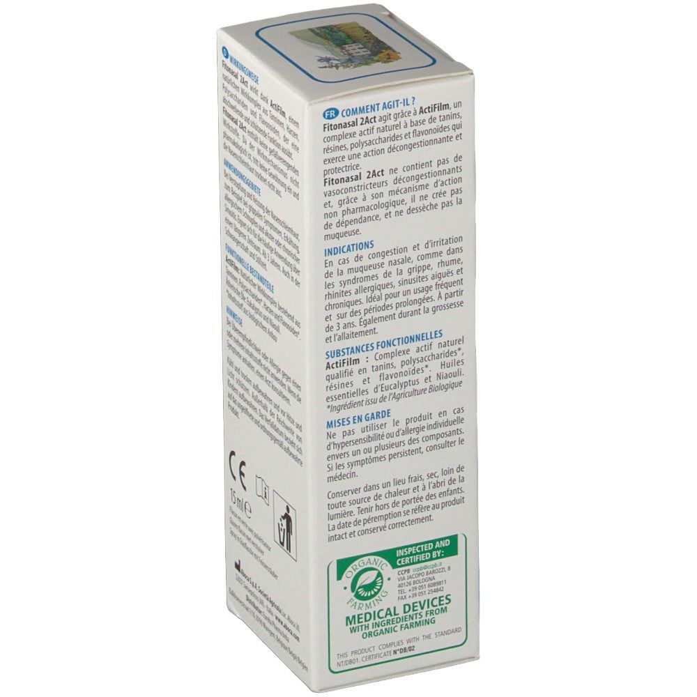 Seitenansicht der Produktverpackung mit Text in deutscher Sprache. Informationen zu Inhaltsstoffen und Anwendung.
