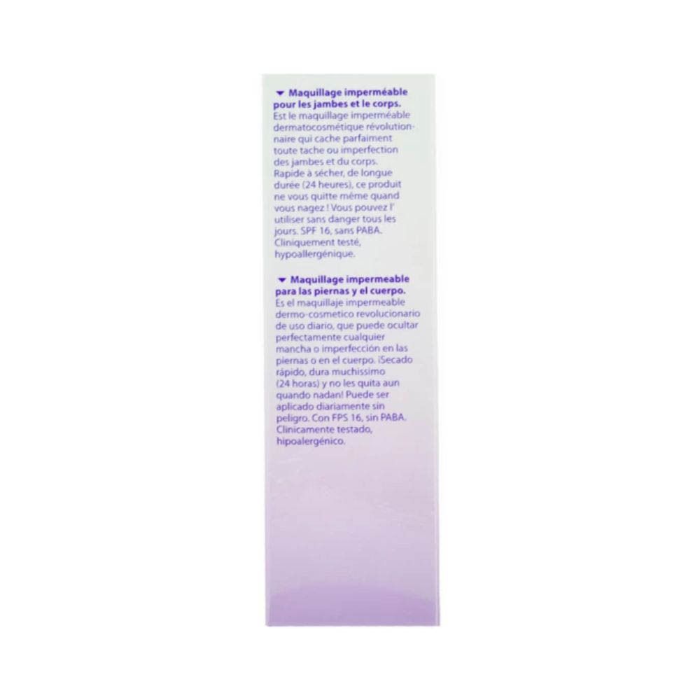 Emballage COVERMARK LEG MAGIC. Texte sur l'emballage. Description du produit en plusieurs langues.