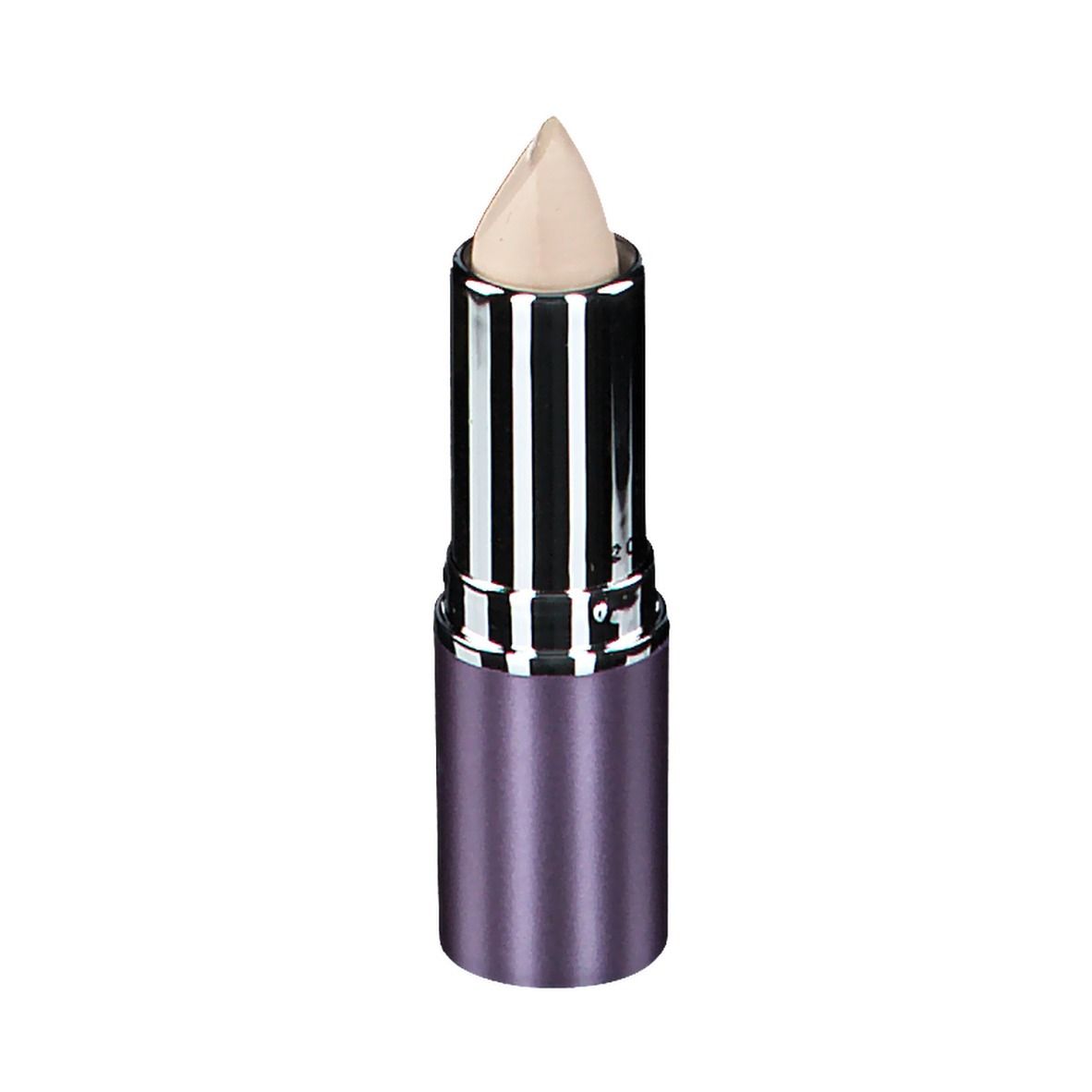 Concealer COVERMARK® Nr. 1, teinte claire, en stick violet et argenté. Le correcteur est visible.