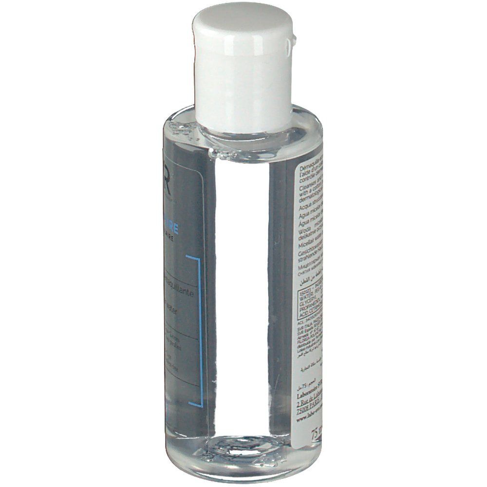 SVR PHYSIOPURE fles. Witte dop. Transparante vloeistof. Productinformatie op de achterkant.