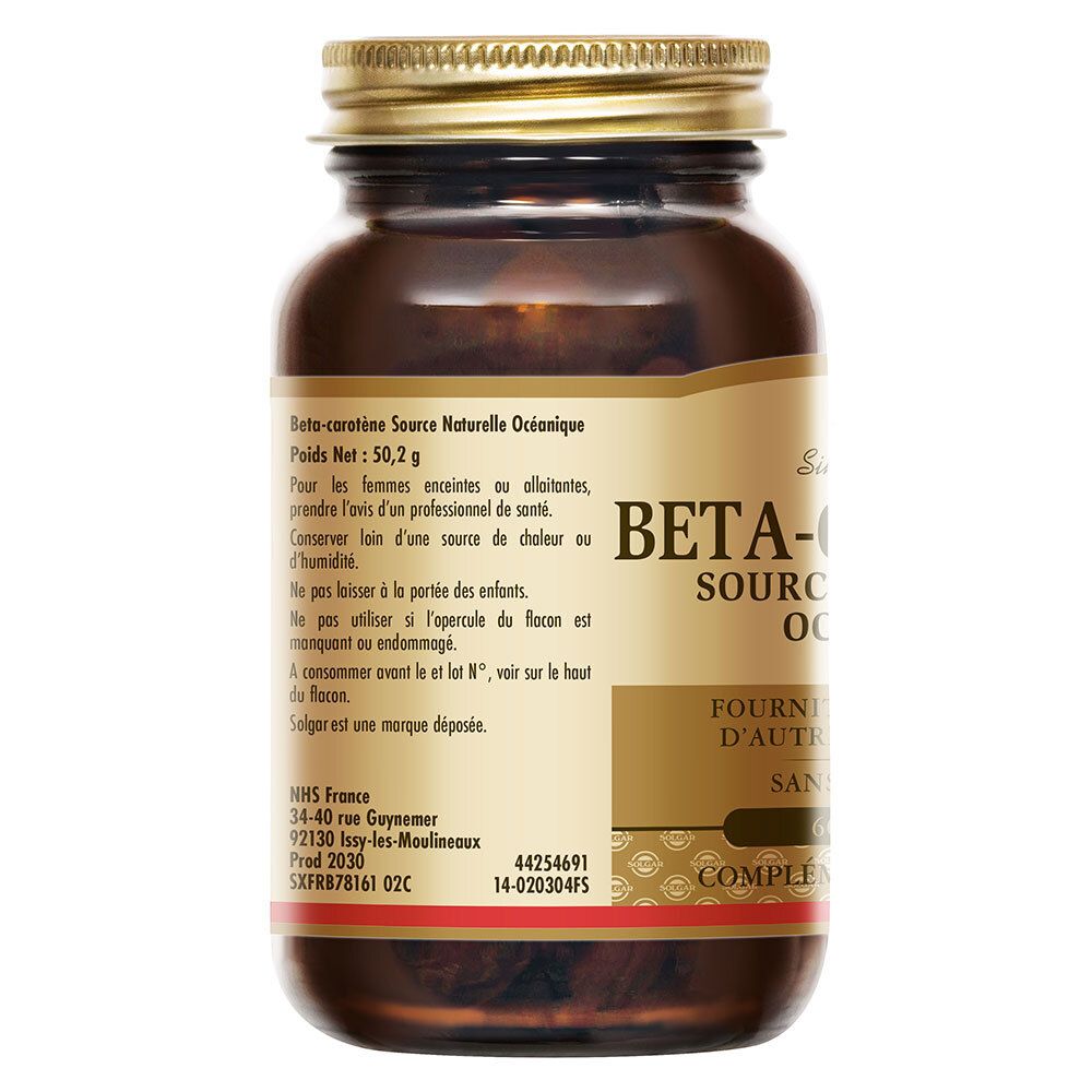 Solgar BêtaCarotène 60 gélules