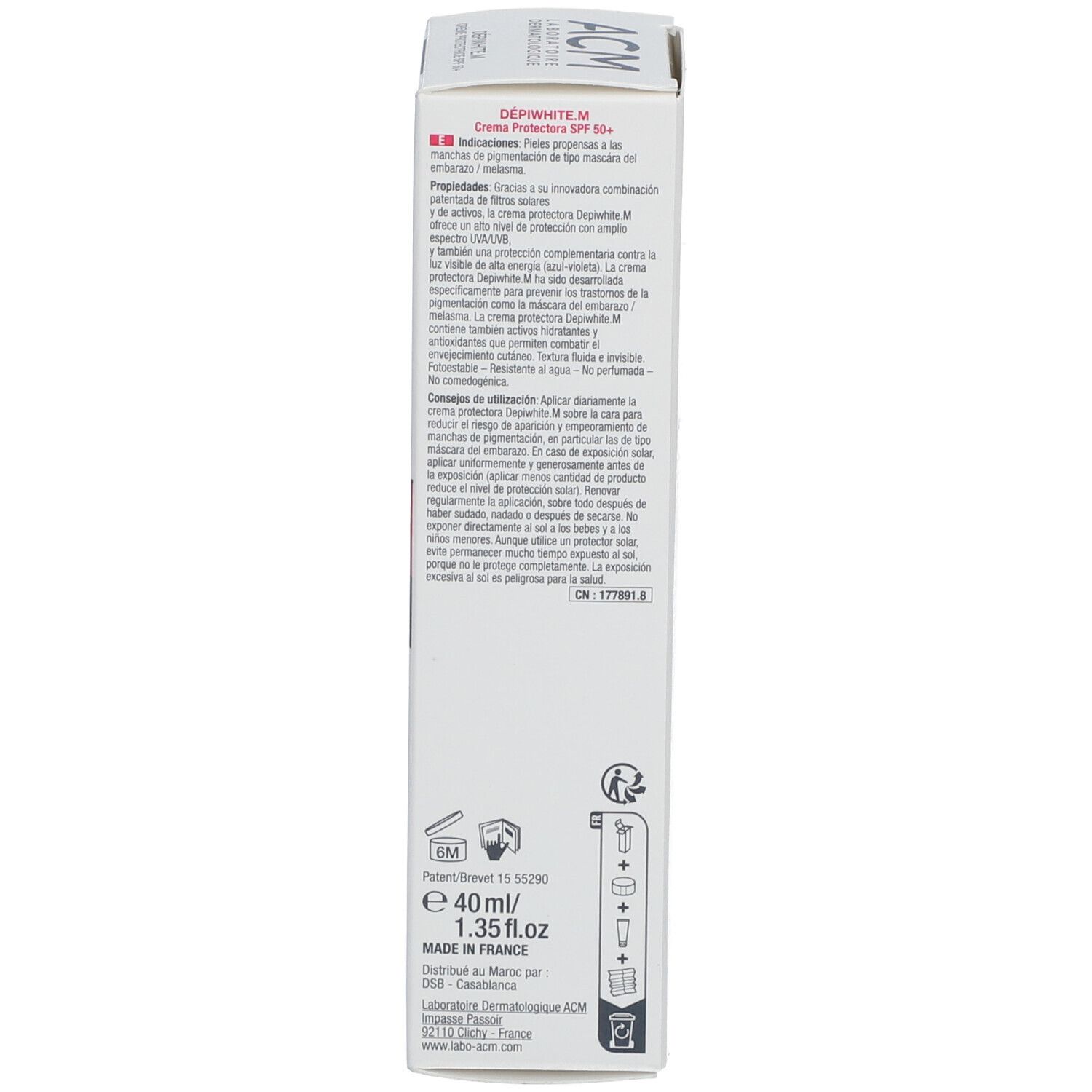 Da c piwhite m Schutz-Creme Spf 50 Schutz-Creme