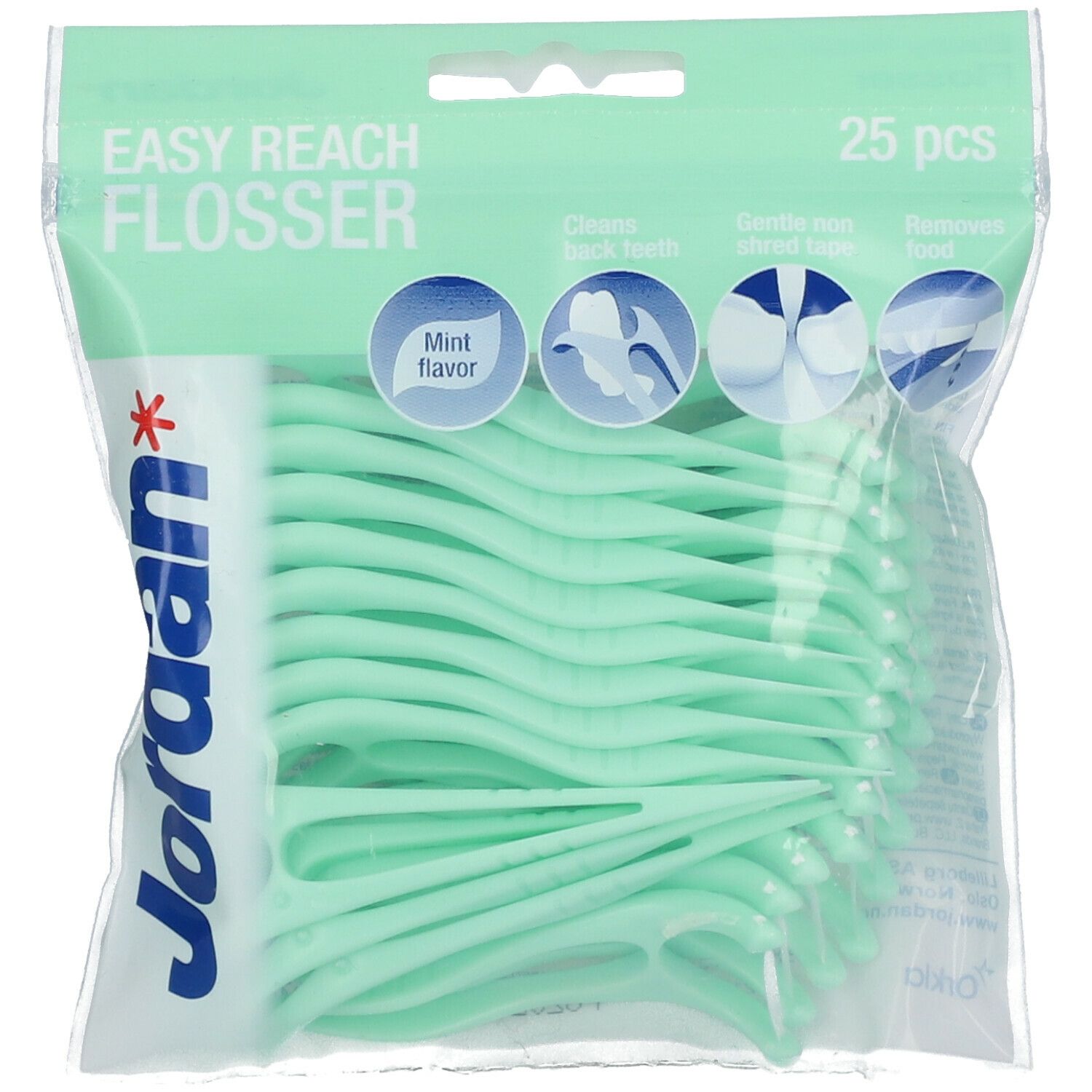 Jordan Easy Reach Flosser 25 St Zahnseide