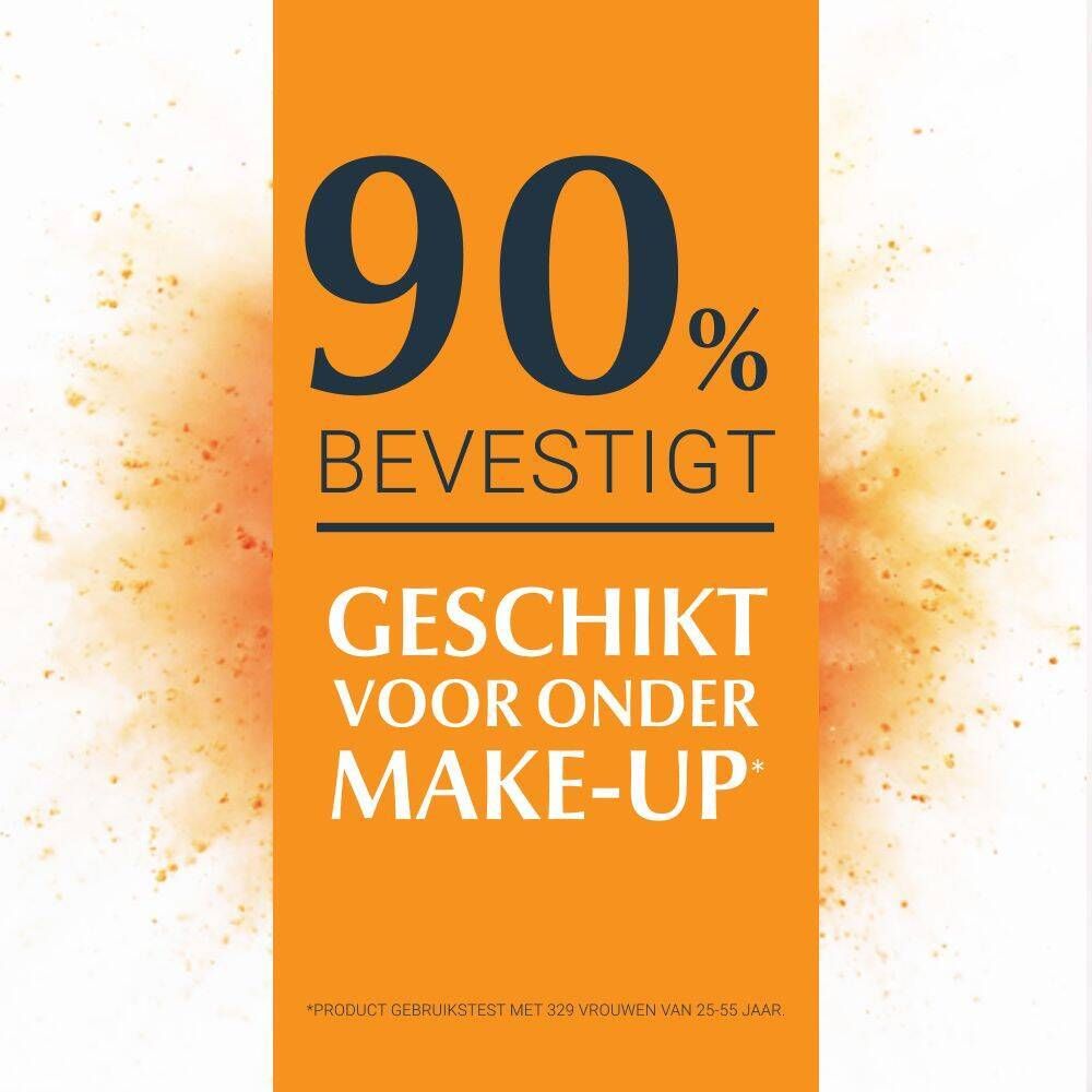 Tekst: 90% bevestigd, Geschikt voor onder make-up.