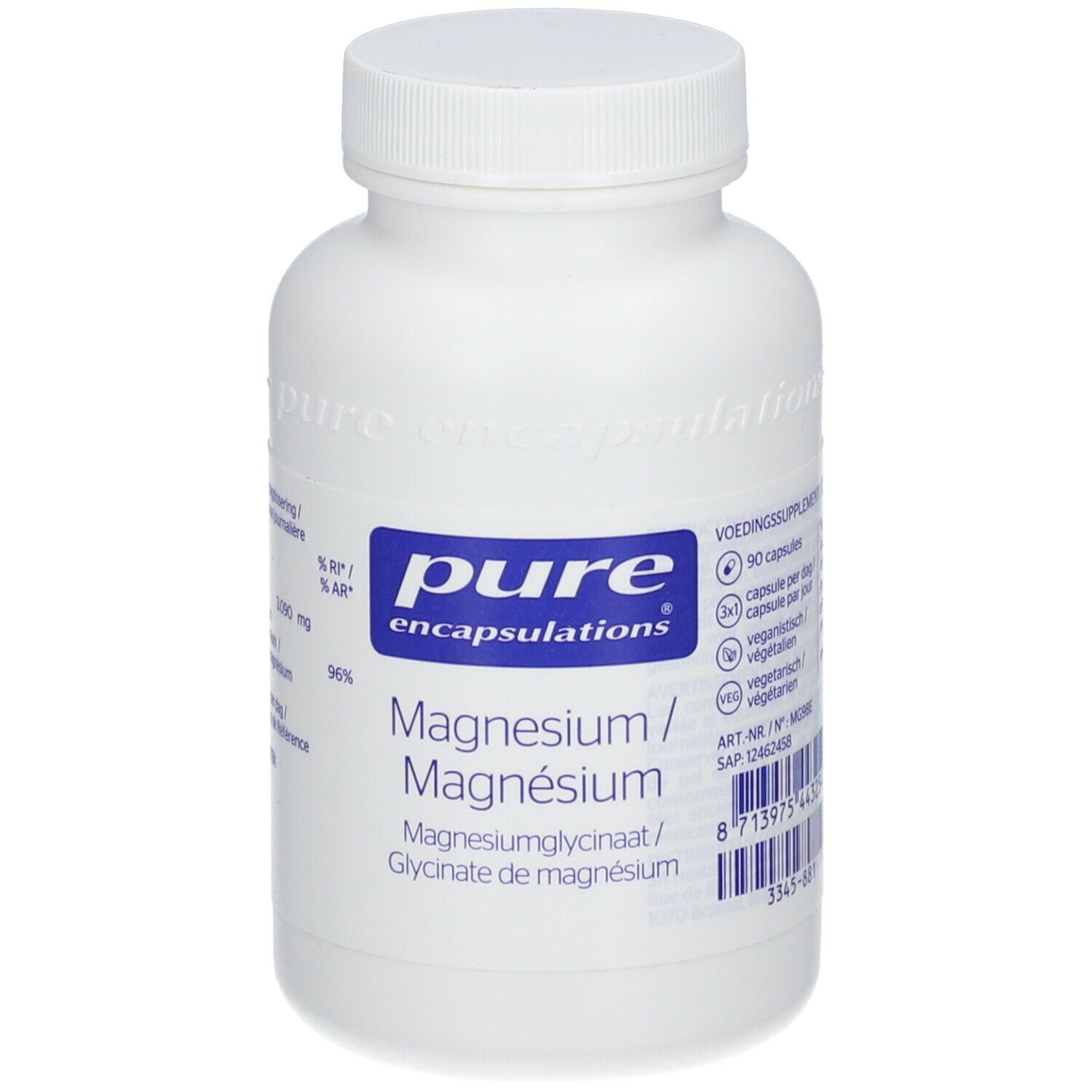 pure Encapsulations® Glycinate de Magnésium