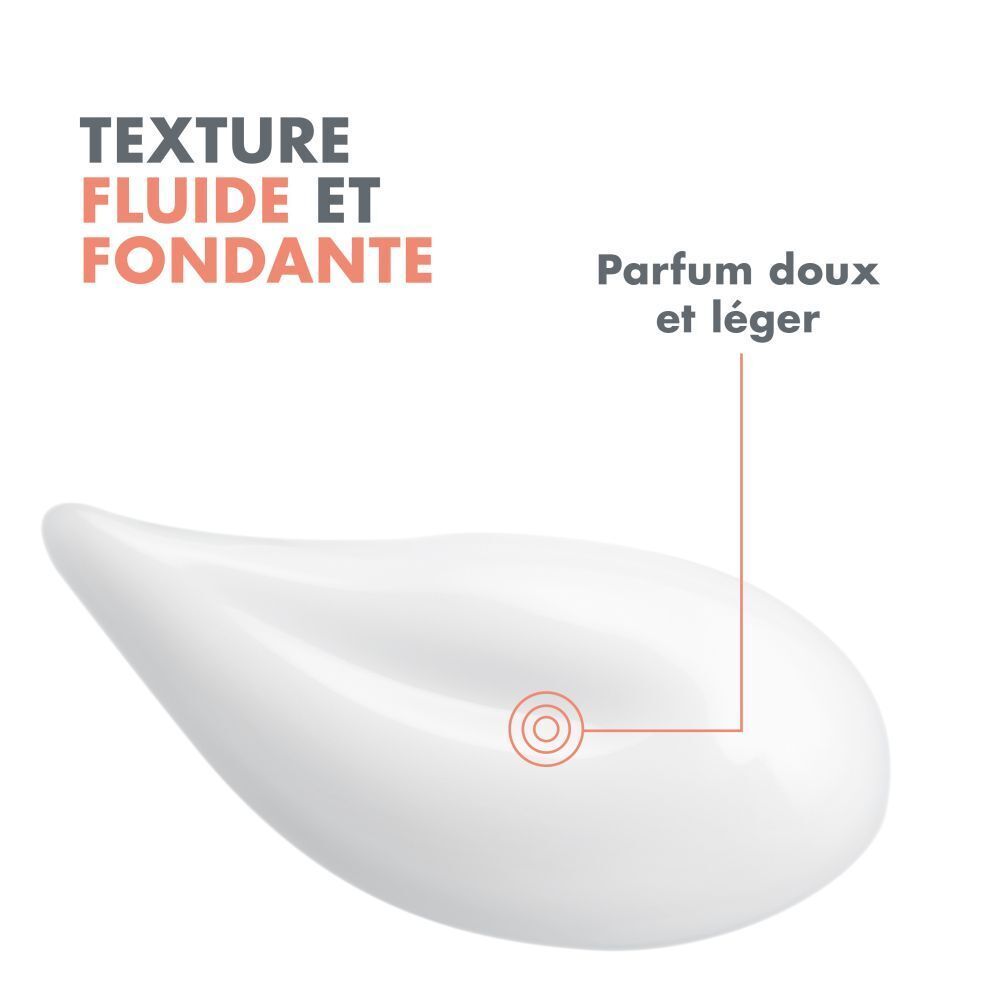 Tube blanc Avène Hydrance. Texte en français. Crème hydratante. 40 ml.