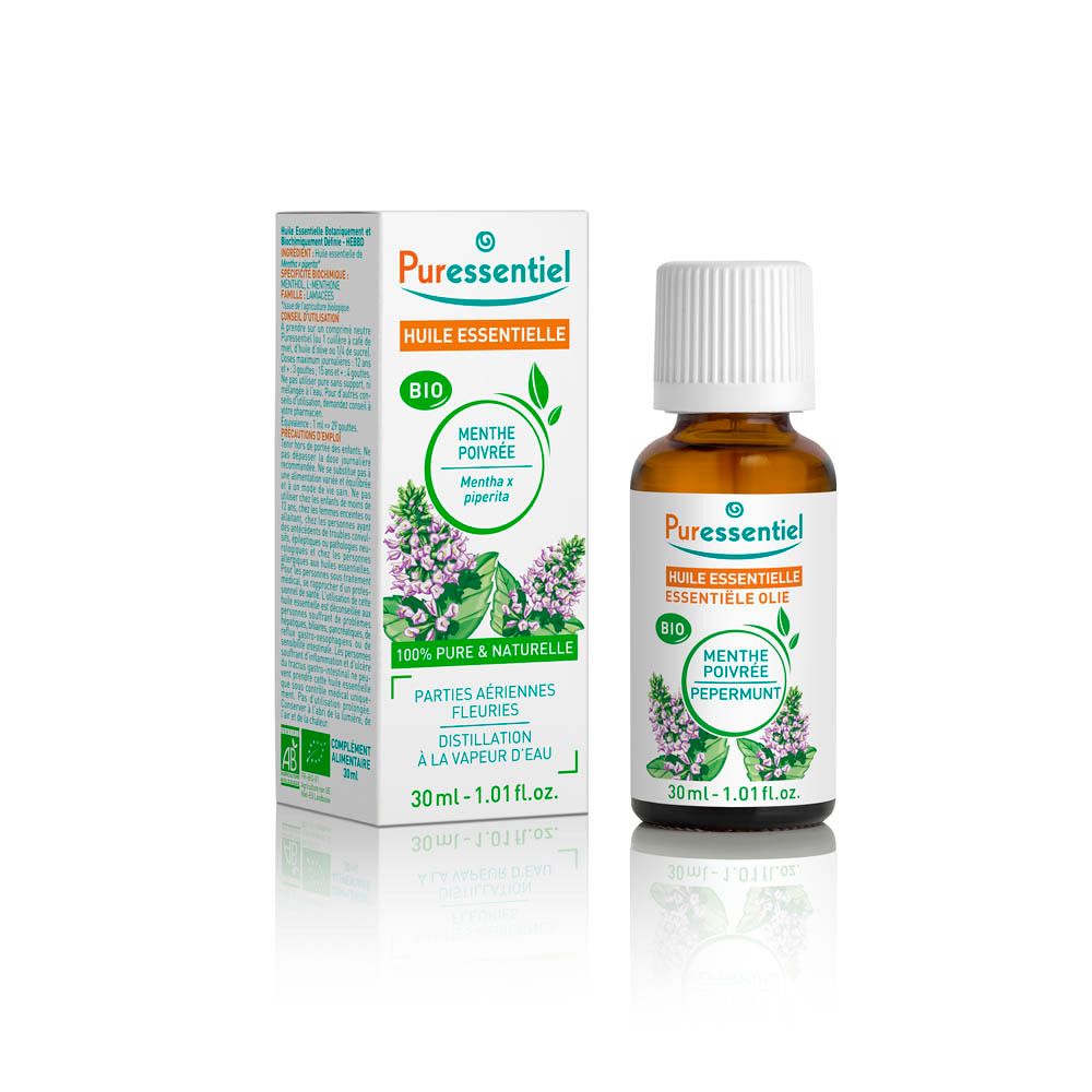 Puressentiel Essentiele Olie Pepermunt Bio 30 ml Ätherisches Öl