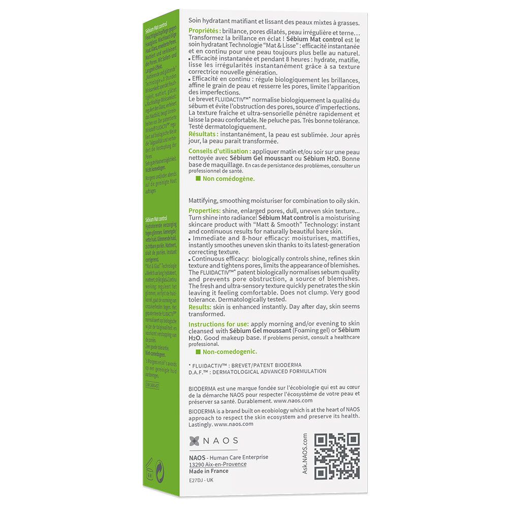 Rückseite der Kartonverpackung. Text in mehreren Sprachen. Enthält Informationen zum Produkt.