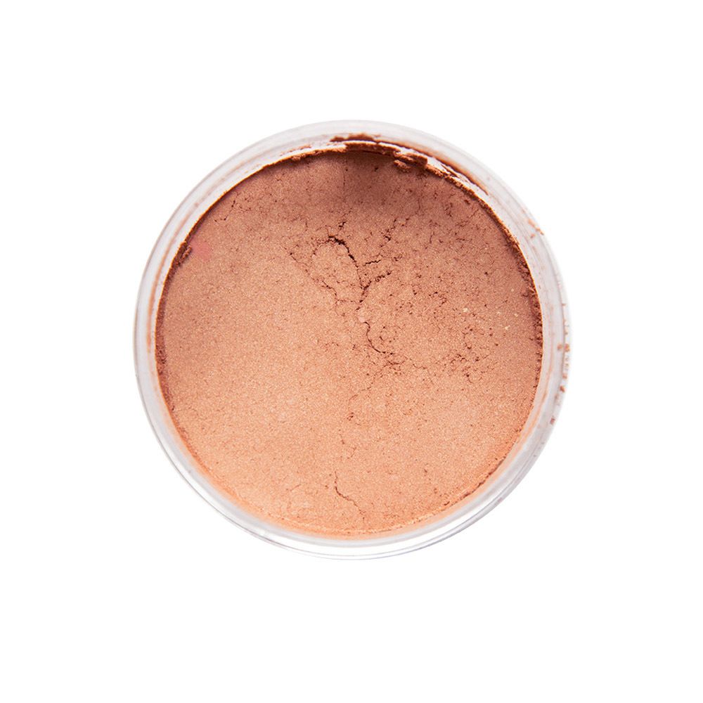 Pot de poudre bronze. Inscription : CENT PUR CENT.