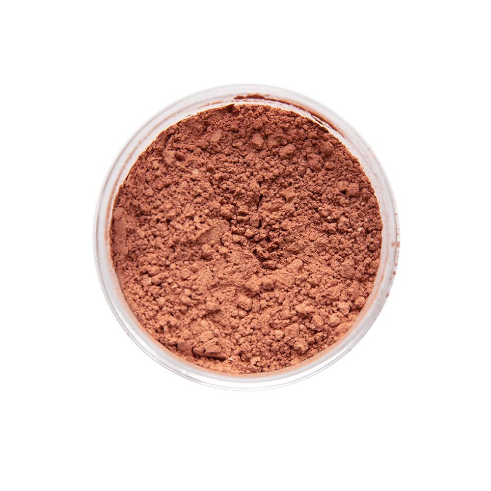 Pot de poudre bronze. Inscription : CENT PUR CENT.
