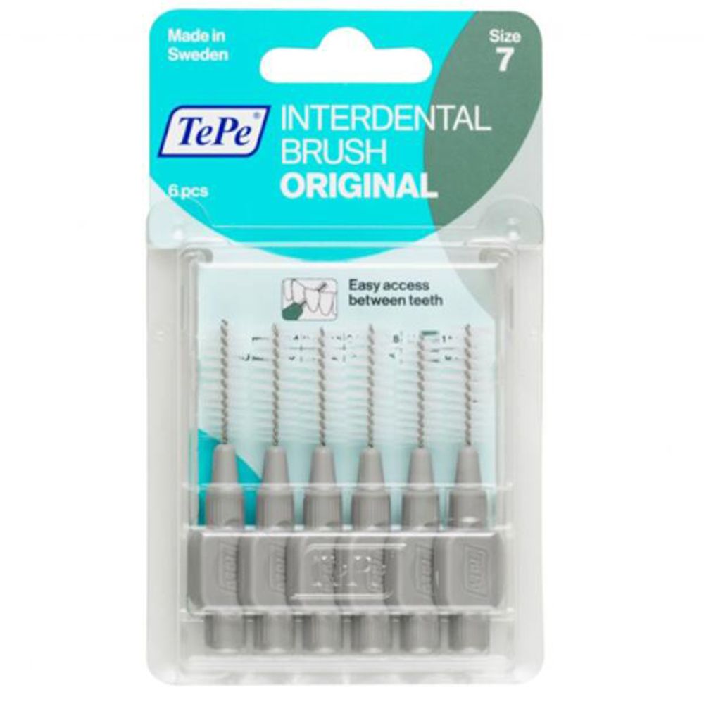 TePe® Interdental Brush Original 1.3 mm Gris Taille 7