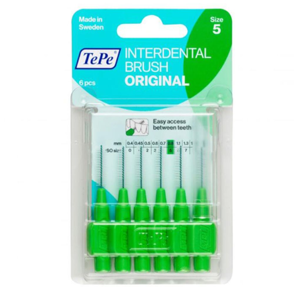 TePe® Interdental Original Brush 0,8 mm grün