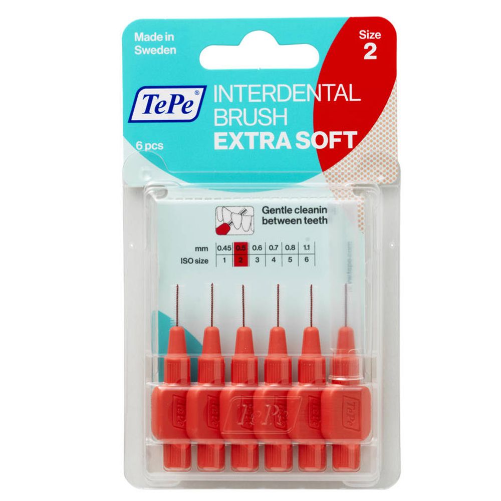 TePe® Interdental Brush 0,5 mm rot X-Soft