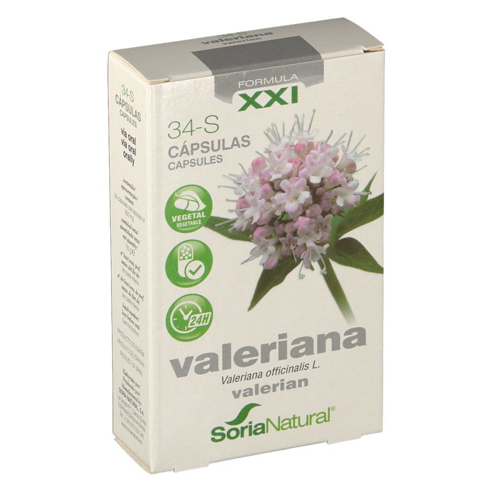 Soria Natural® 34-S Valeriana XXI 30 Capsules
