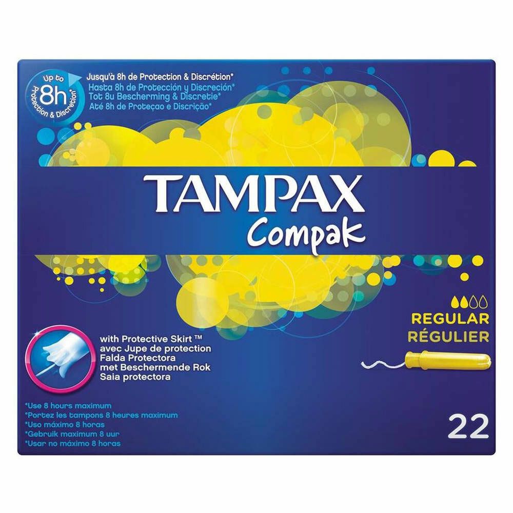 Tampax Compak Regular Tampons avec applicateur