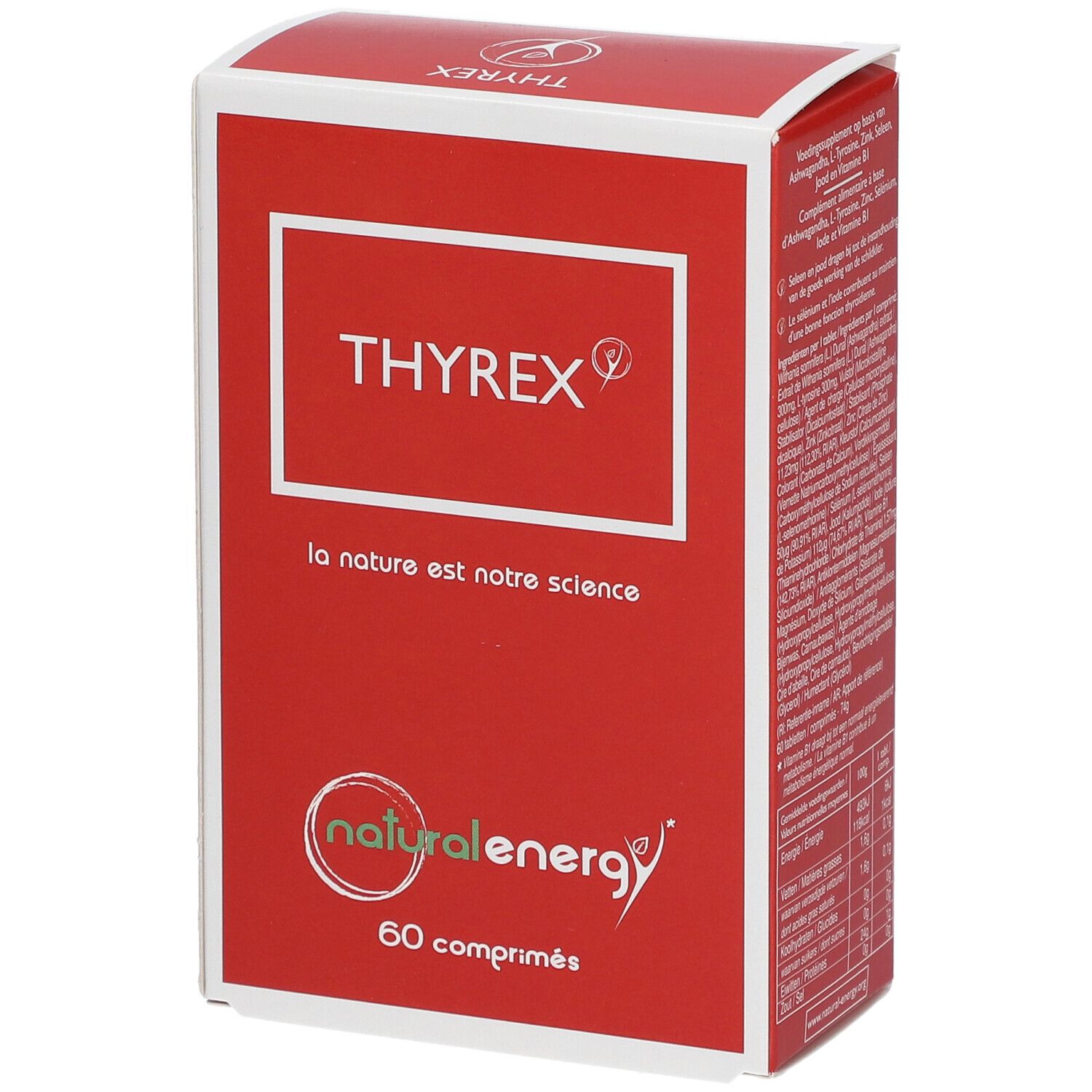 Natural Energy Thyrex 60 comprimés