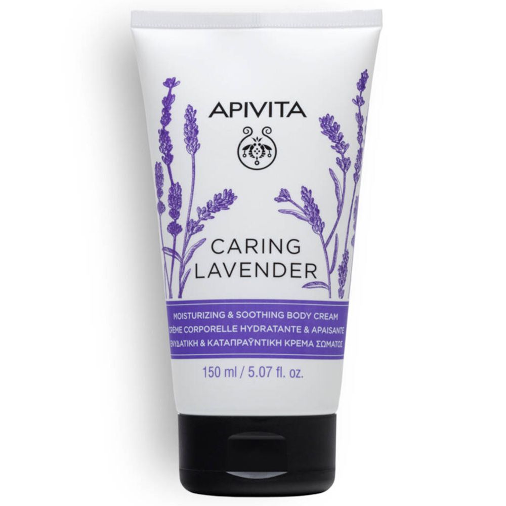Apivita Caring Lavende Crème Corps Hydratante et Apaisante avec Lavande