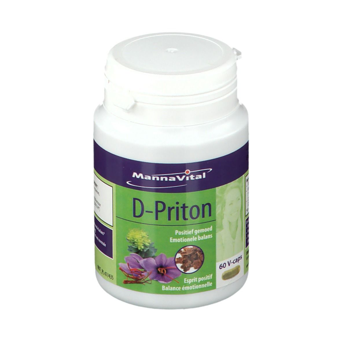 Mannavital D-Priton 60 Capsules