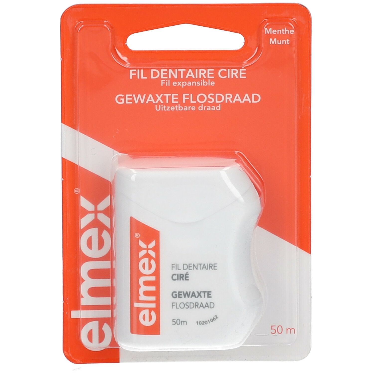 elmex® fil dentaire ciré au fluorure d'amines
