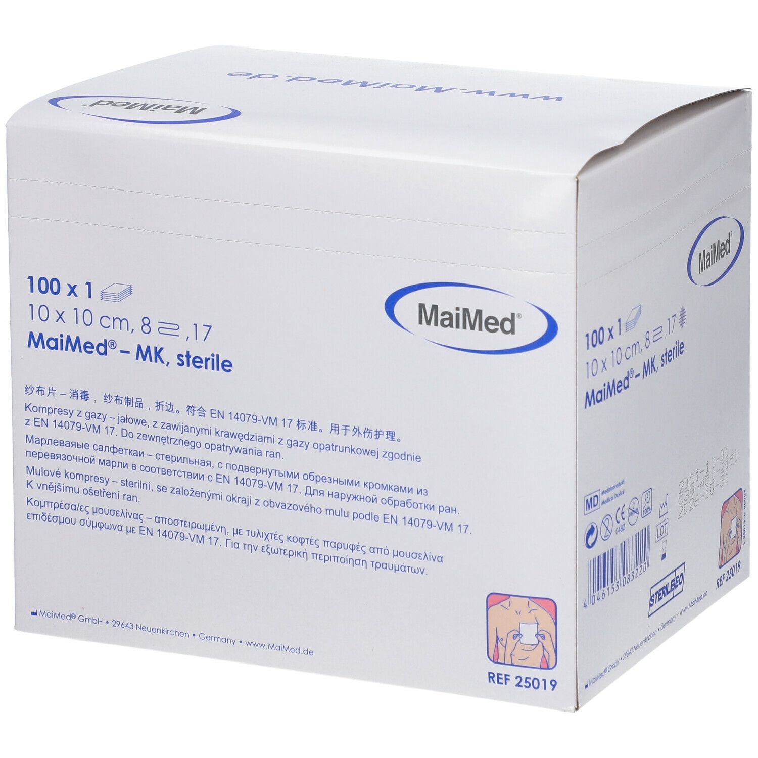 MaiMed® MK Sterile Kompressen 10 x 10 cm