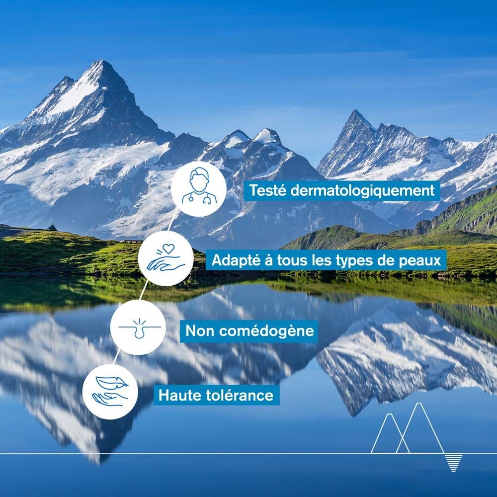 Différents produits Uriage. Inscription: Uriage Eau Thermale. Routine Hydratation Intense.