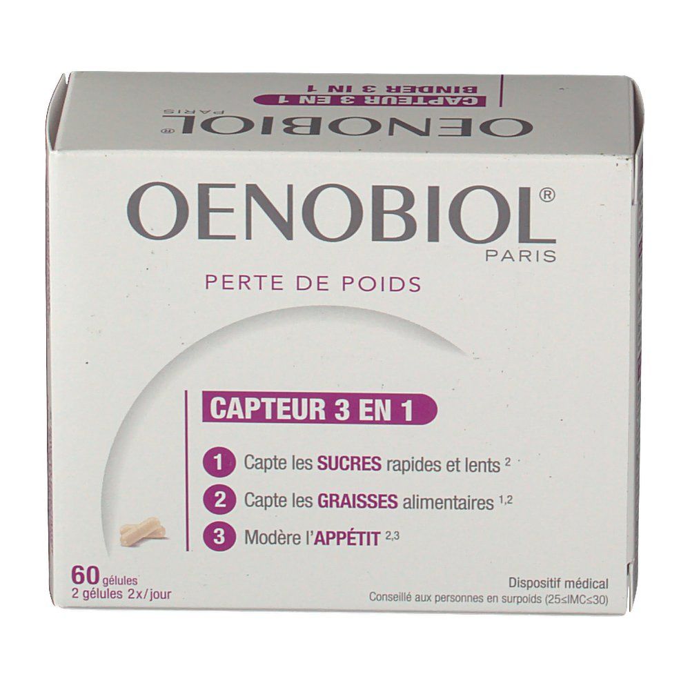 Oenobiol® Gewichtsabnahme 3 In 1 Kapseln 60 St Shop Apothekech