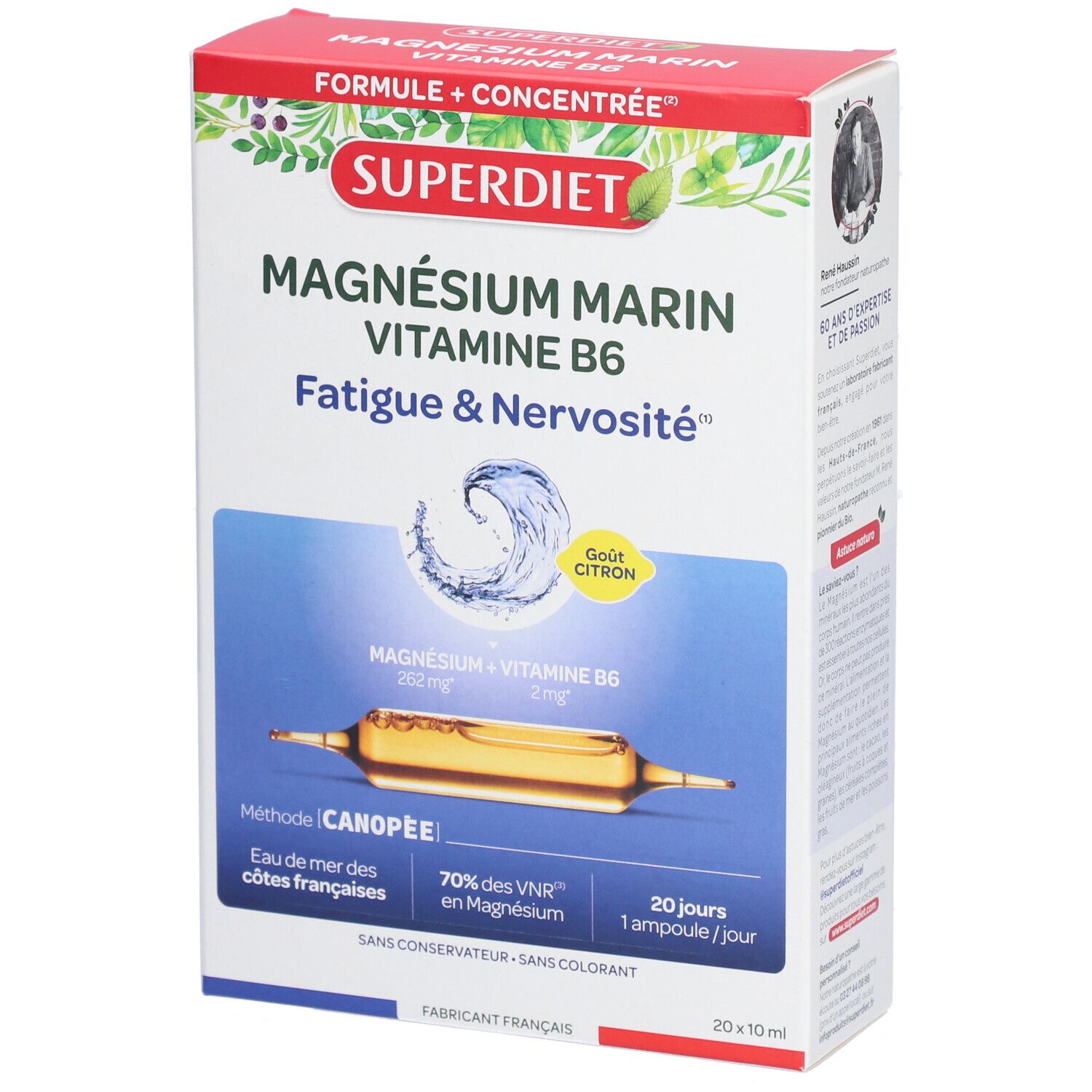 Super Diet Magnésium Marin + Vitamine B6 Ampoules