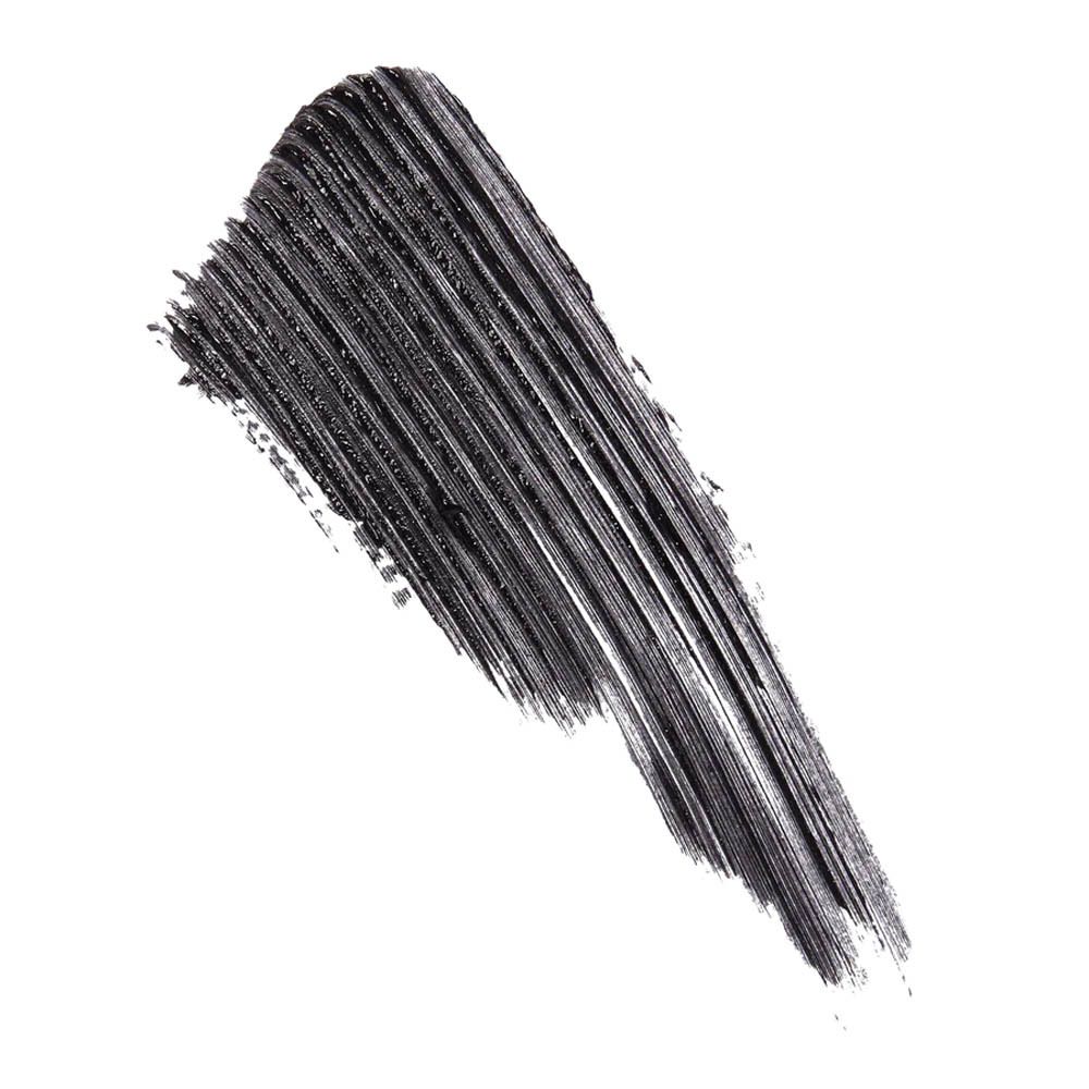 Mascara streep op witte achtergrond. Zwarte kleur.