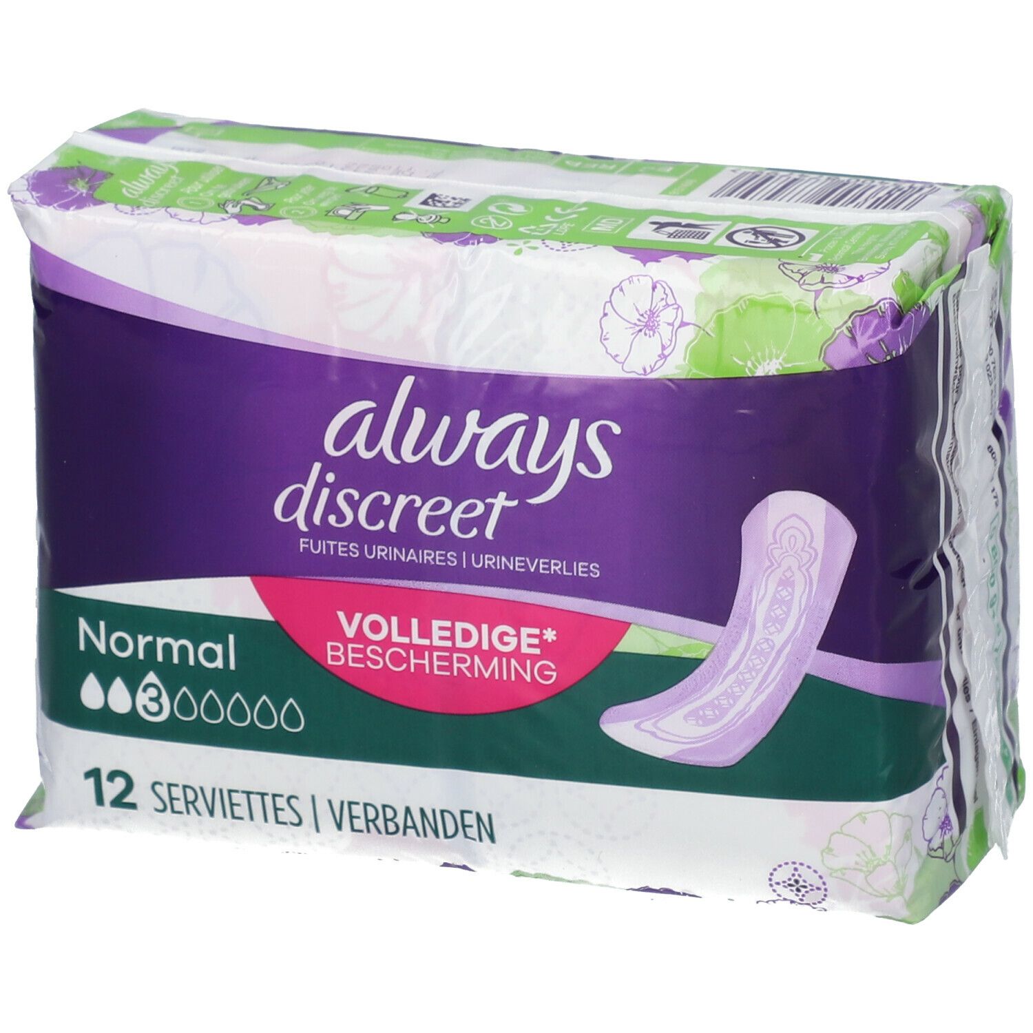 Always Discreet Incontinence Serviettes Normal