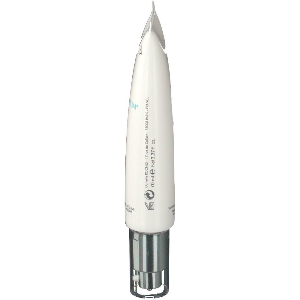 Seitenansicht der Tube. Aufschrift: 70 ml, Net 2.37 fl. oz. Adresse: 17 rue du Colisée, 75008 Paris, France.