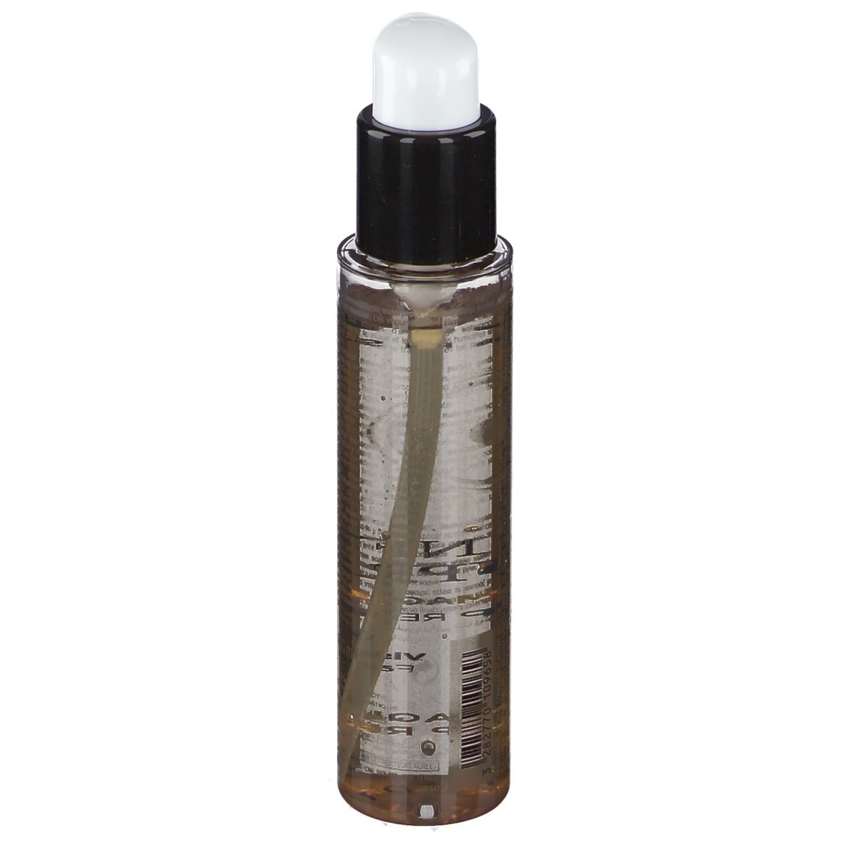 GALÉNIC Confort Supréme Make-up-Remover Oil. Transparante fles met pomp. Tekst: Confort Supréme, Make-up-Remover Oil, Waterproof. Voor gezicht en ogen.