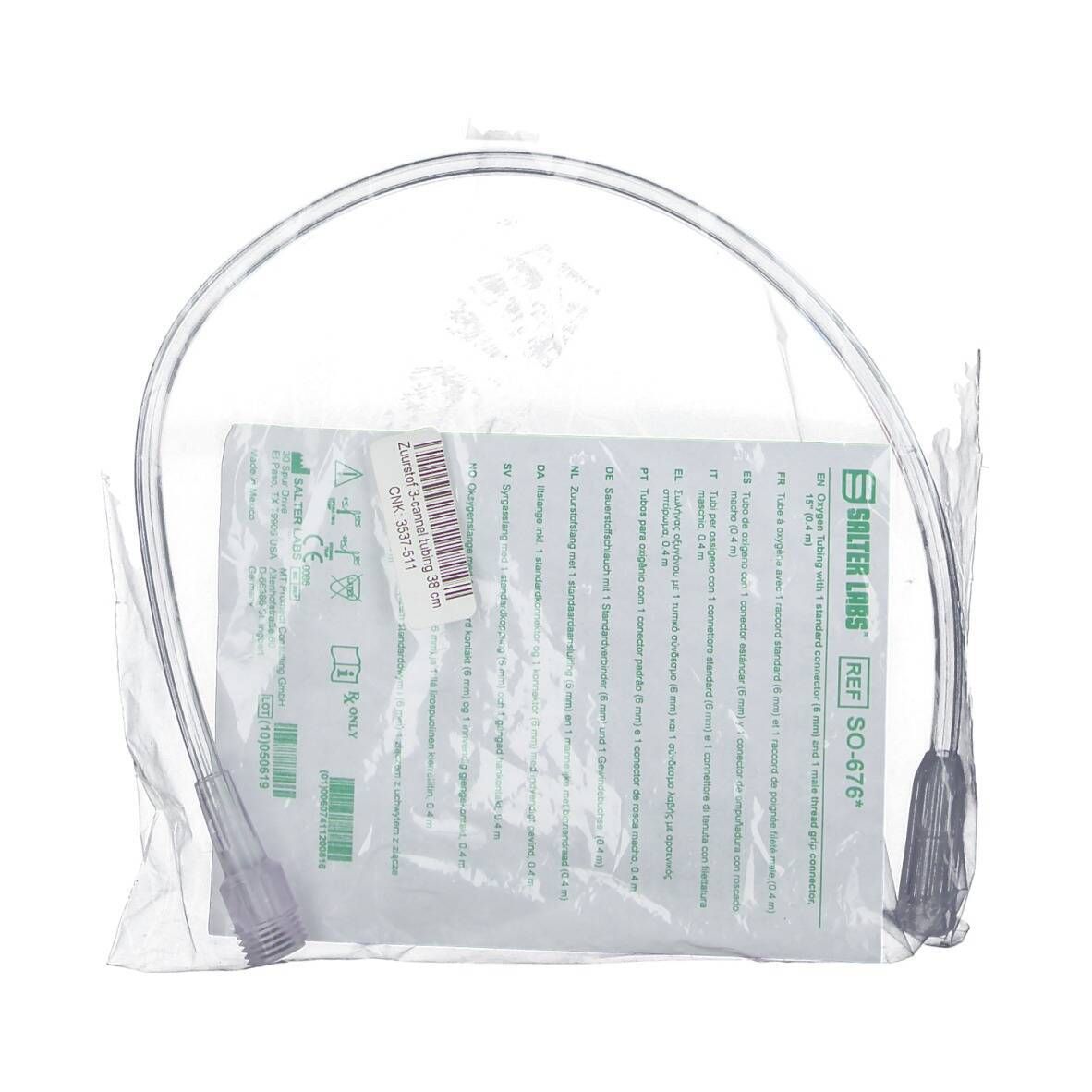 Tubing Tuyeau Oxygène 3-cannal 38 cm